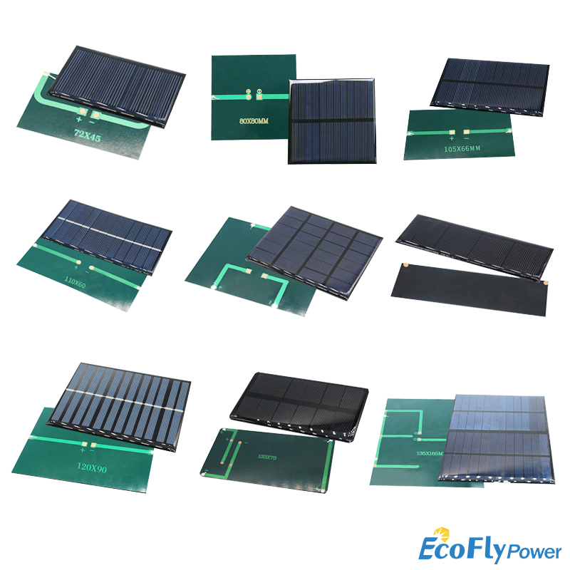 Solar Panel Monocrystalline - Mini panneau solaire 6V, 70mA 100mA