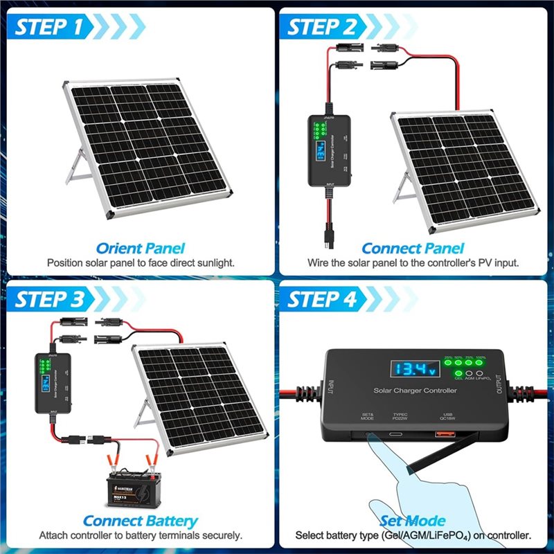 NOUVEAU - EN STOCK - Contrôleu - Solar Panel Monocrystalline avis et prix