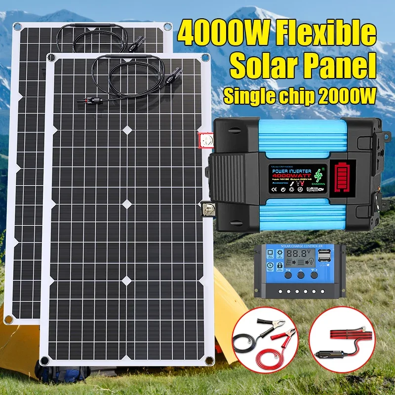Kit de panneaux solaires 4000  - Solar Panel Monocrystalline avis et prix
